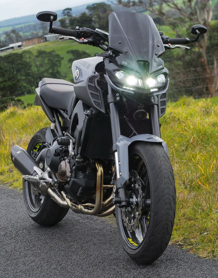 MT-09/XSR900 (14-20) チタン+カーボン ドーナツフルエキゾースト