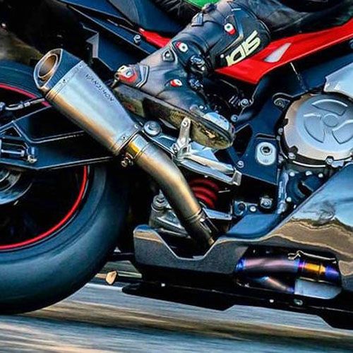 BMW S1000RR/S1000R 10-18 チタン フルエキゾーストマフラー Vandemon