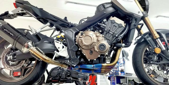 CB650F,650R/CBR650F,650R 14- チタン フルエキゾースト マフラー