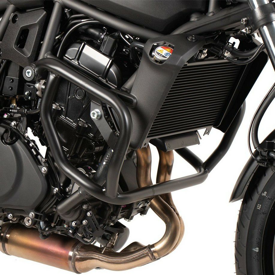 NO.5159　　カワサキ　エリミネーター２５０Ｖ　水冷４サイクルＶツインエンジン　キャリア付きバックレスト＆エンジンガード　ブラック NO.5159 カワサキ エリミネーター250V 水冷4サイクルVツイン