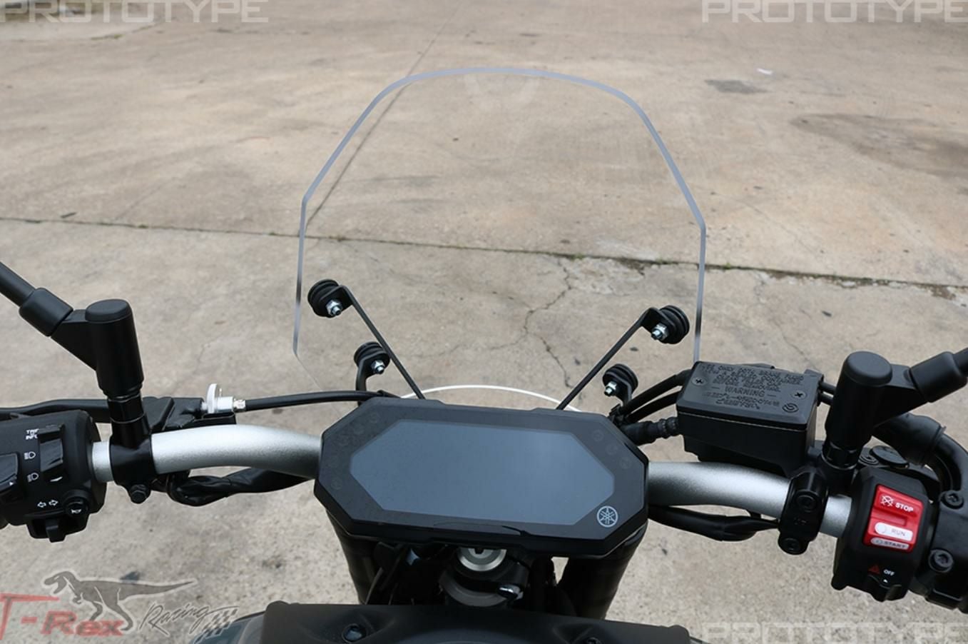 MT-07/XSR700 15～ ウインドシールド スクリーン T-REX レーシング