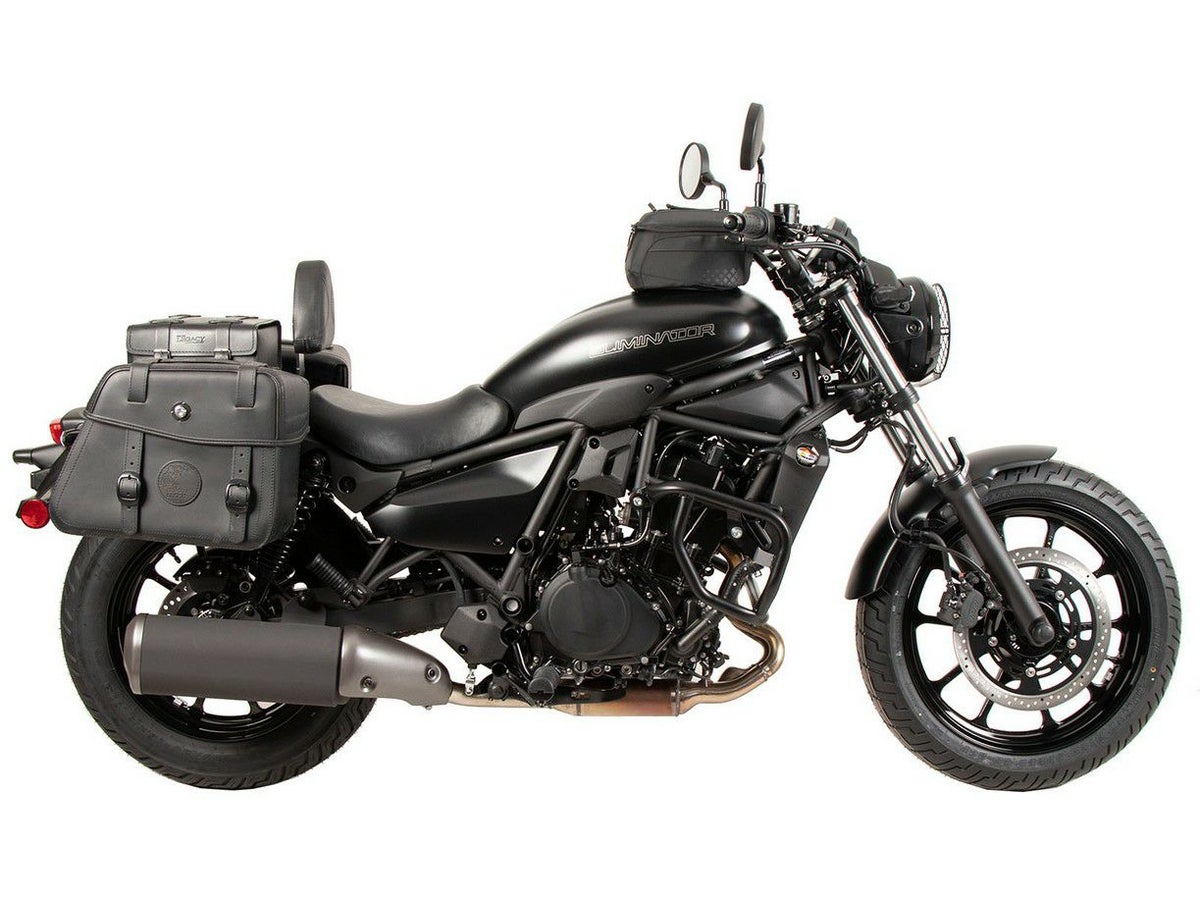 カワサキ エリミネーター 24- ソロラック バックレスト付き ブラック ヘプコ＆ベッカー_4