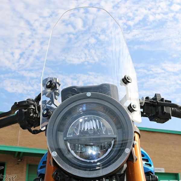 XSR900 22- 220mm ショート スクリーン POWERBRONZE | バイクカスタム
