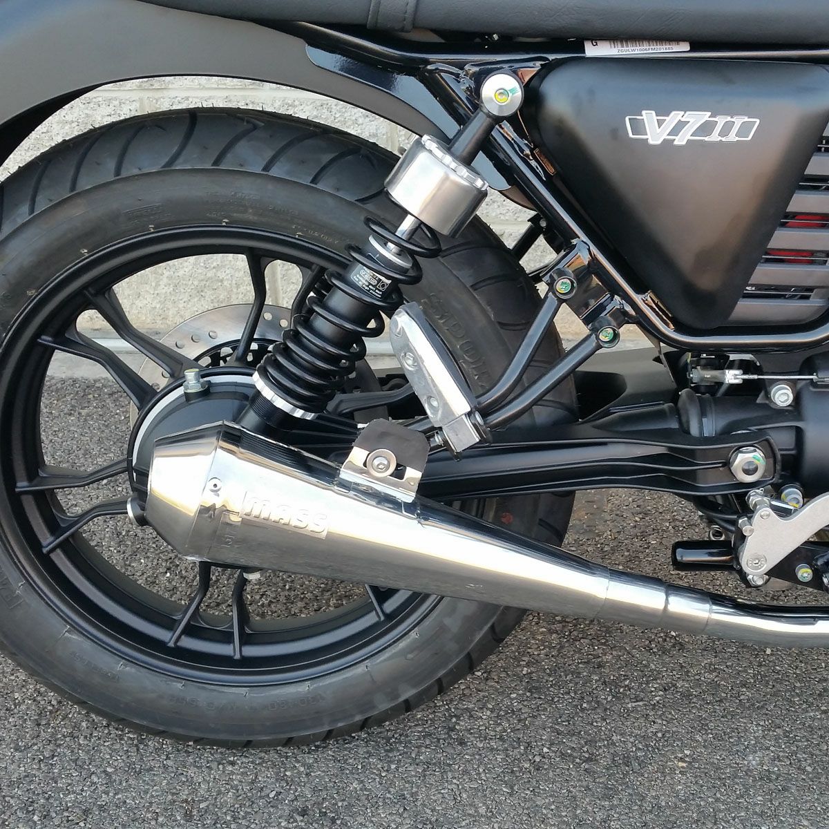 MOTO GUZZI(モトグッチ) V7 Tromb レトロ ステンレス スリップオン