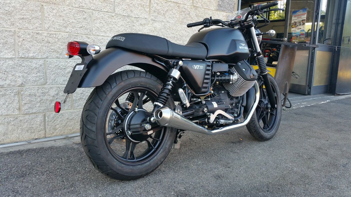 MOTO GUZZI(モトグッチ) V7 Tromb レトロ ステンレス スリップオン