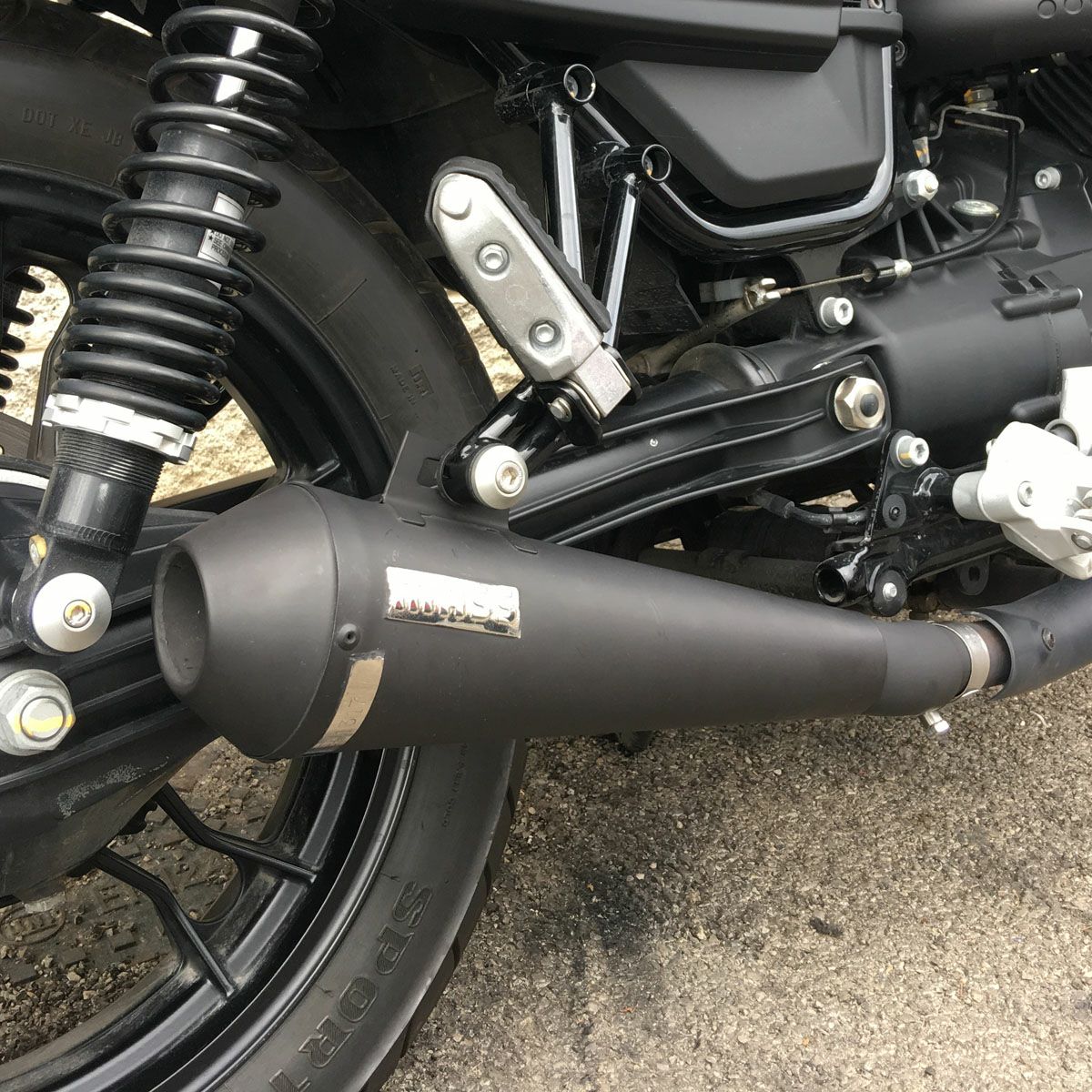 MOTO GUZZI(モトグッチ) V7 Tromb レトロ ステンレス スリップオン