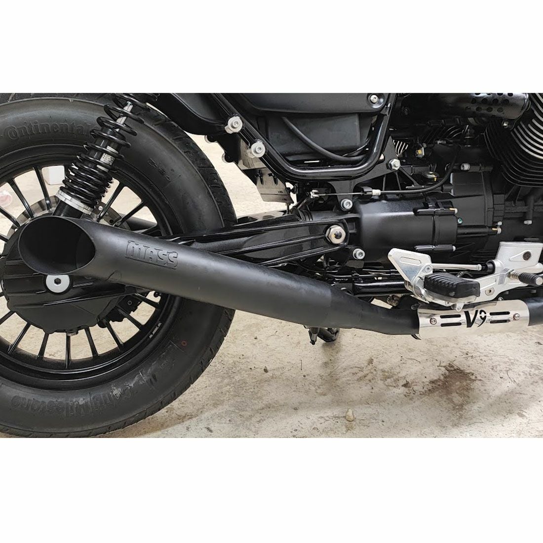 MOTO GUZZI(モトグッチ) V9 Hot Rod ステンレス スリップオンマフラー