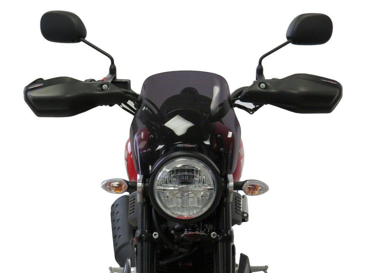 純正ショートバイザー、ショートスクリーン xsr125/xsr155 ヤマハ XSR125/155 スクリーン 235mm パワーブロンズ | バイクカスタム