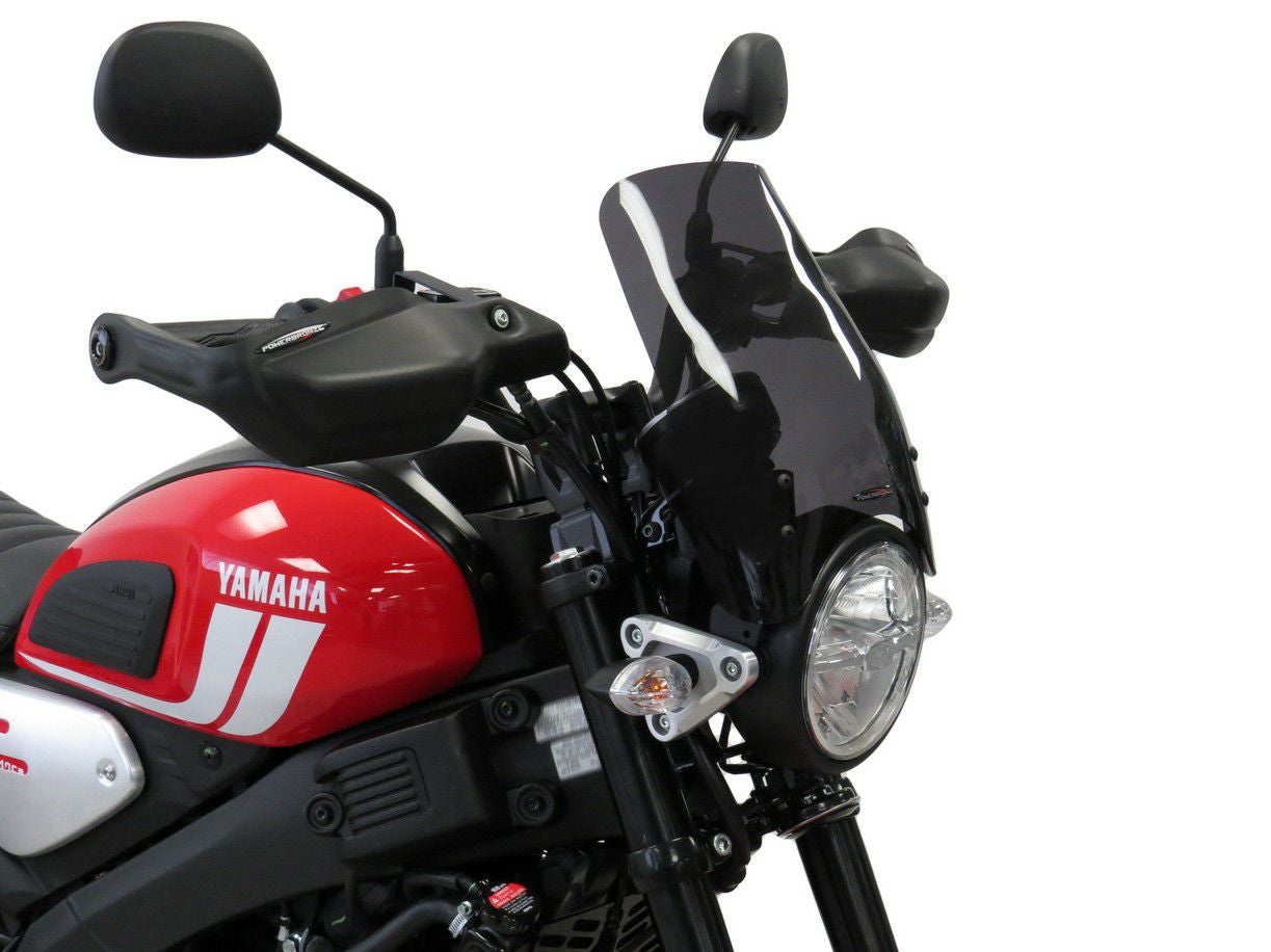 純正ショートバイザー、ショートスクリーン xsr125/xsr155 ヤマハ XSR125/155 スクリーン 290mm パワーブロンズ | バイクカスタム