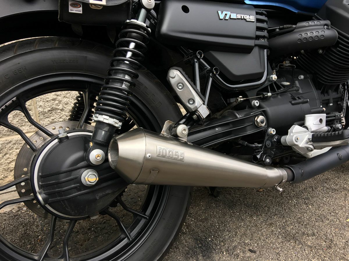 MOTO GUZZI(モトグッチ) V7Ⅲ Tromb レトロ ステンレス スリップオン