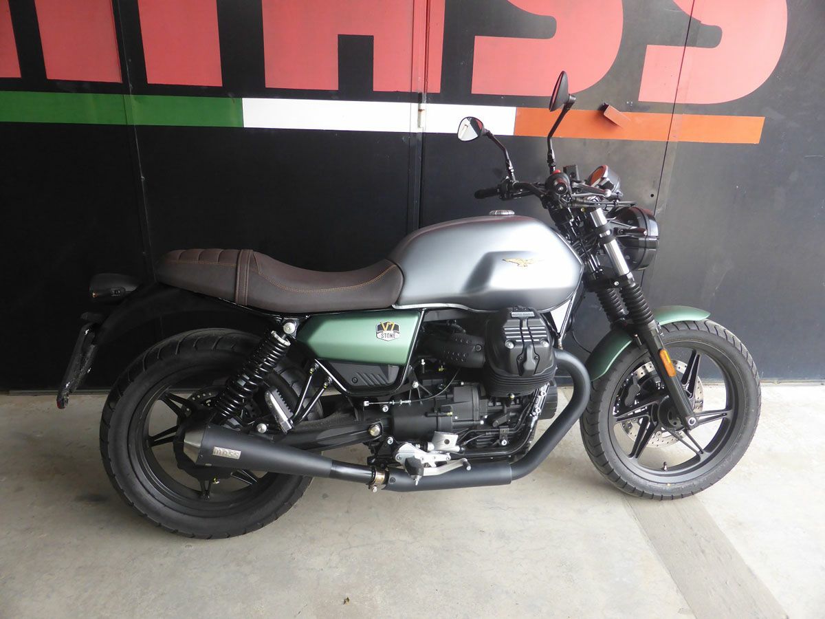MOTO GUZZI(モトグッチ) V7 850 Tromb レトロ ステンレス スリップオン