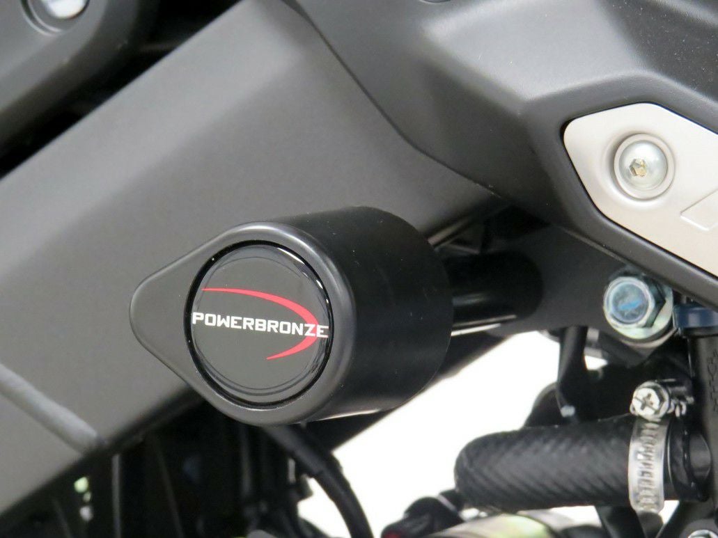 ヤマハ XSR125/MT-125 エンジンスライダー ブラック パワーブロンズ