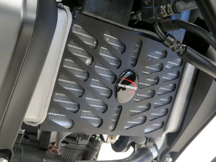 ヤマハ XSR125/MT-125 ラジエーターガード マットブラック パワー