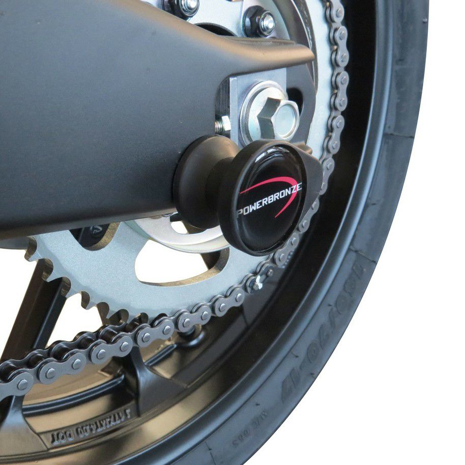 ヤマハ XSR125/MT-125 スイングアームプロテクター ブラック パワー
