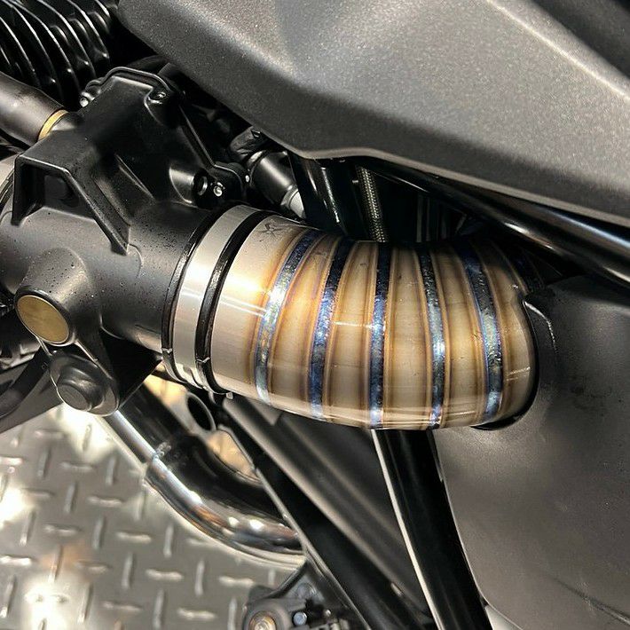 BMW RnineT シリーズ インテークカバー チタン DKdesign | バイク