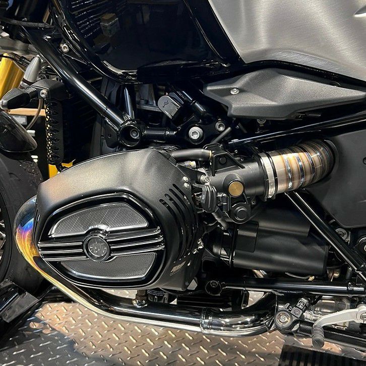 BMW RnineT シリーズ インテークカバー チタン DKdesign | バイク