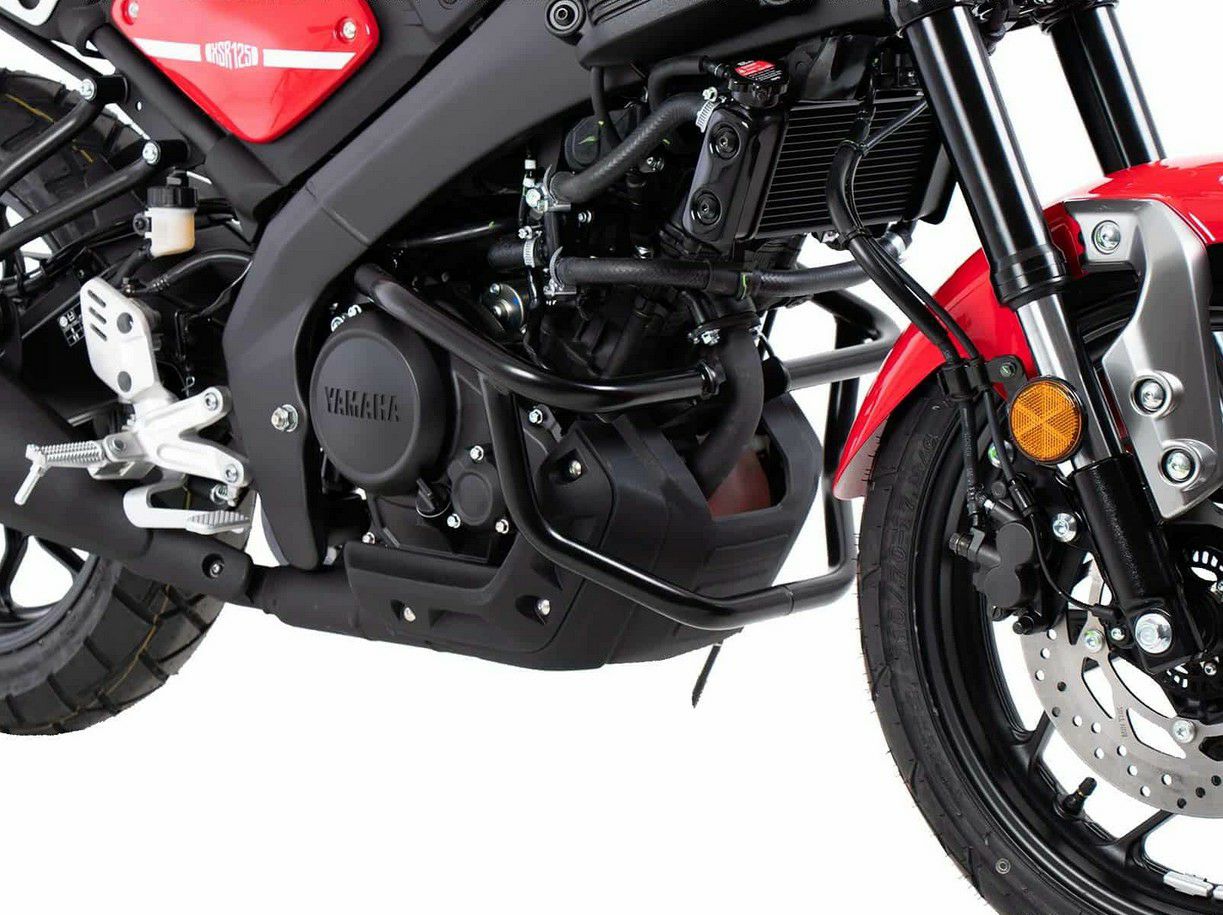 ヤマハ XSR125/155 エンジンガード ブラック ヘプコ＆ベッカー