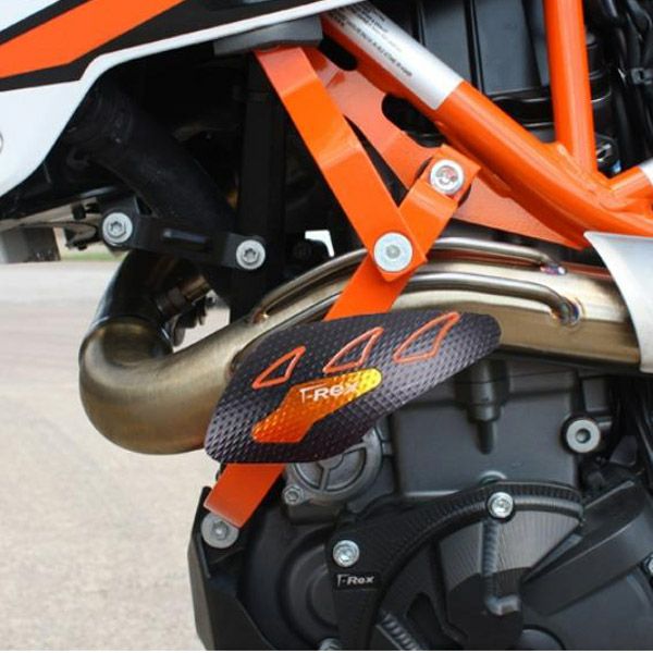 701スーパーモト/KTM 690エンデューロ R/SMC R ノーカット フレームスライダー シルバー T-REX レーシング_1