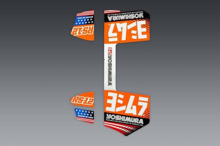 ヨシムラUSA RS-12 サイレンサー マフラー デカールキット KTM