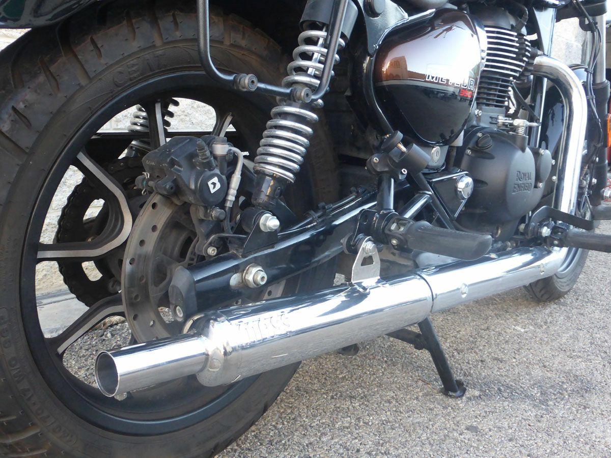  enfield メテオ350用スリップオンマフラー ロイヤルエンフィールド メテオ350 ステンレス スリップオンマフラー