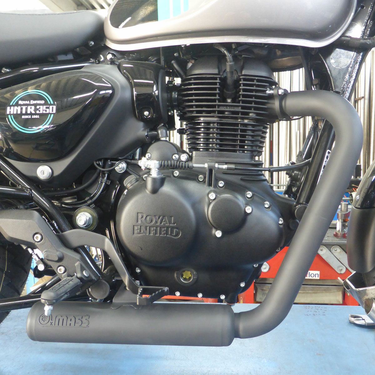 ロイヤルエンフィールド ハンター350 ステンレス フルエキゾースト