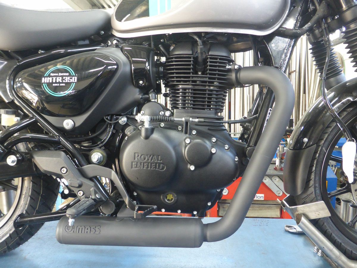 ロイヤルエンフィールド ハンター350 ステンレス フルエキゾースト