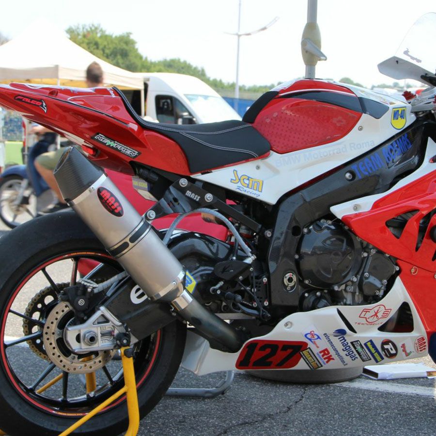 BMW S1000RR オーバルチタン フルエキゾーストマフラー(ステンエキパイ
