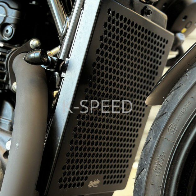 トライアンフ スピード400/スクランブラー400X ラジエーターガード ブラック K-SPEED_1