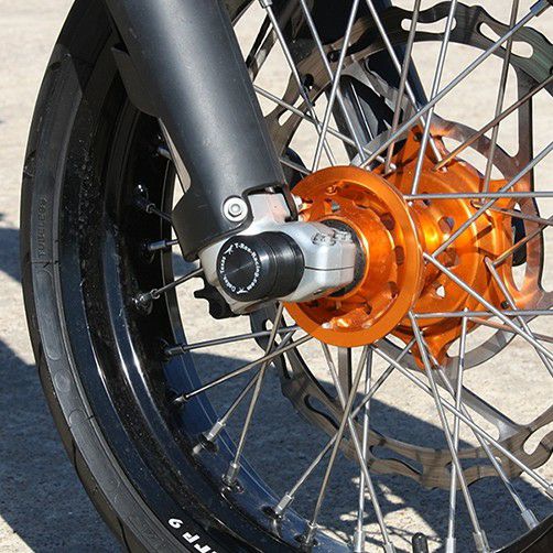 KTM SMR 450/SXF 450 07-12 フロントアクスルスライダー T-REX Racing