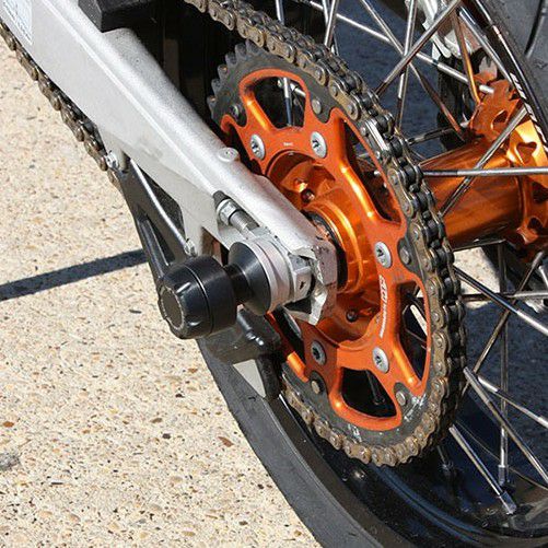 KTM 450 SMR/SX-FT 07-12 リアアクスルスライダー T-REX Racing_1