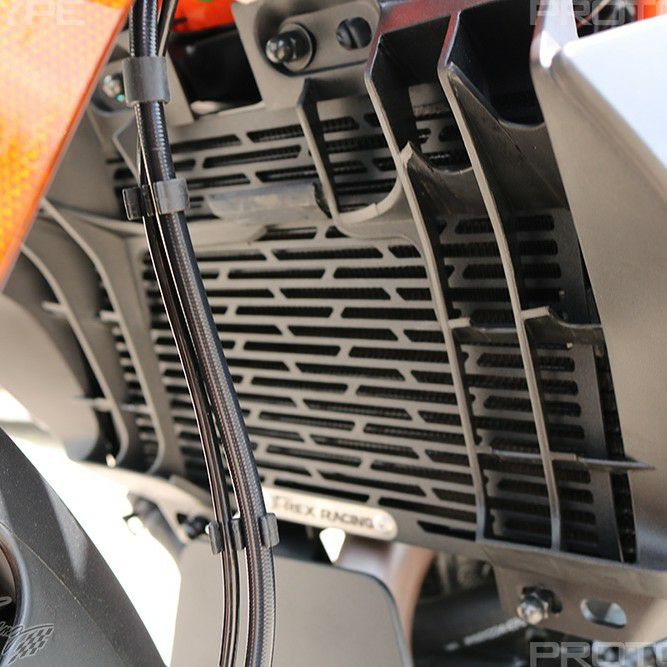 KTM Duke 390 17-21 ラジエーターガード ブラック T-REX Racing