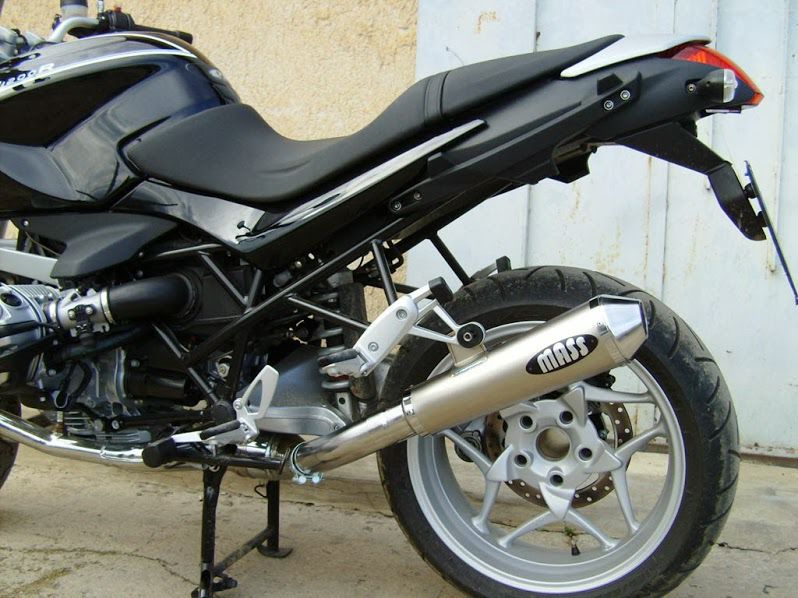 BMW R1200R Tromb チタン スリップオンマフラー(レーシング) MASS