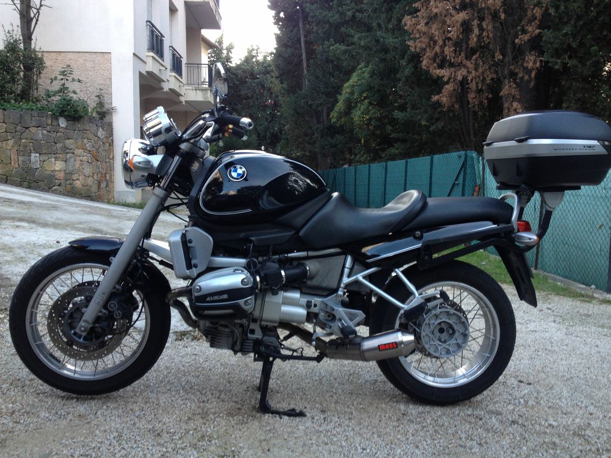 BMW R1100R Tromb カーブ チタン スリップオンマフラー(レーシング