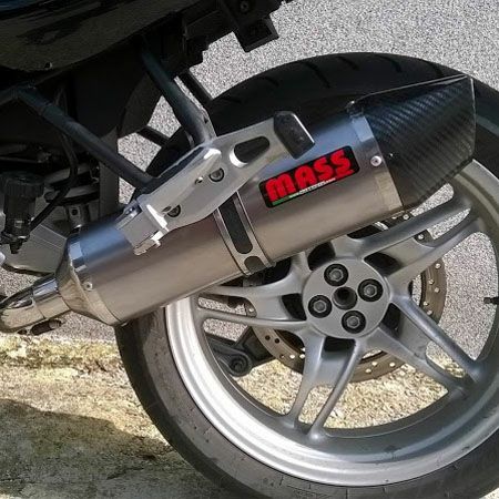 BMW R1150R オーバルステンレス スリップオンマフラー MASS Exhaust