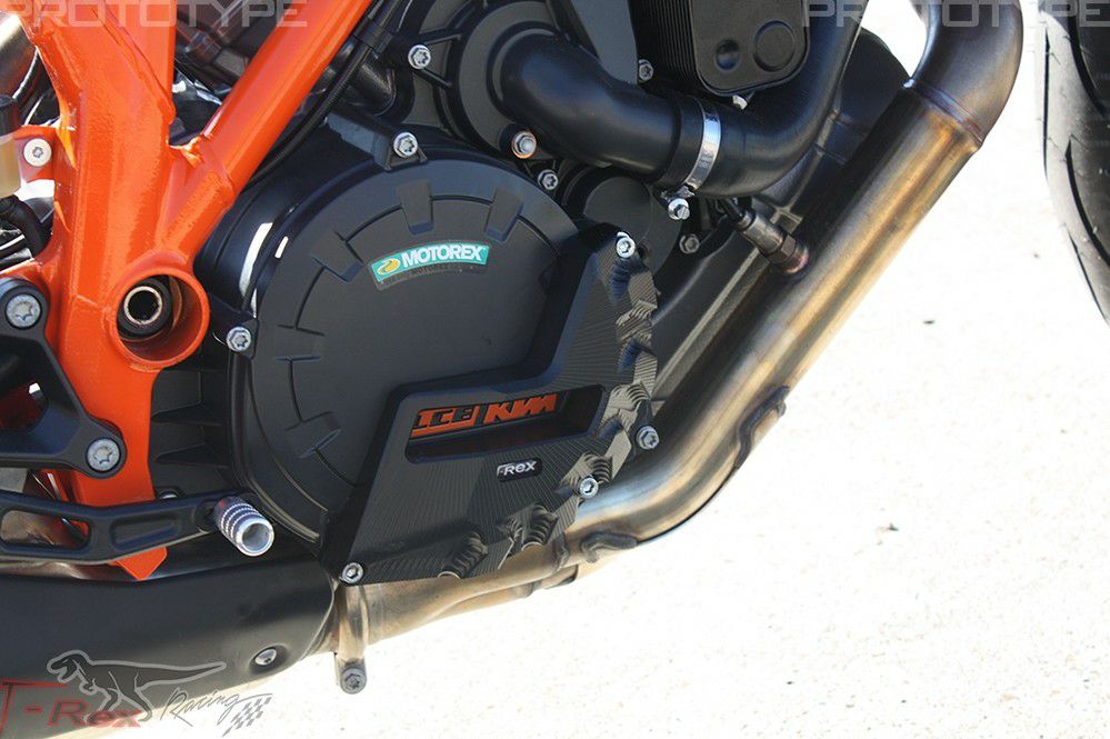 KTM 1290 Superduke R/GT/KTM RC8 エンジンケースカバー ブラック T