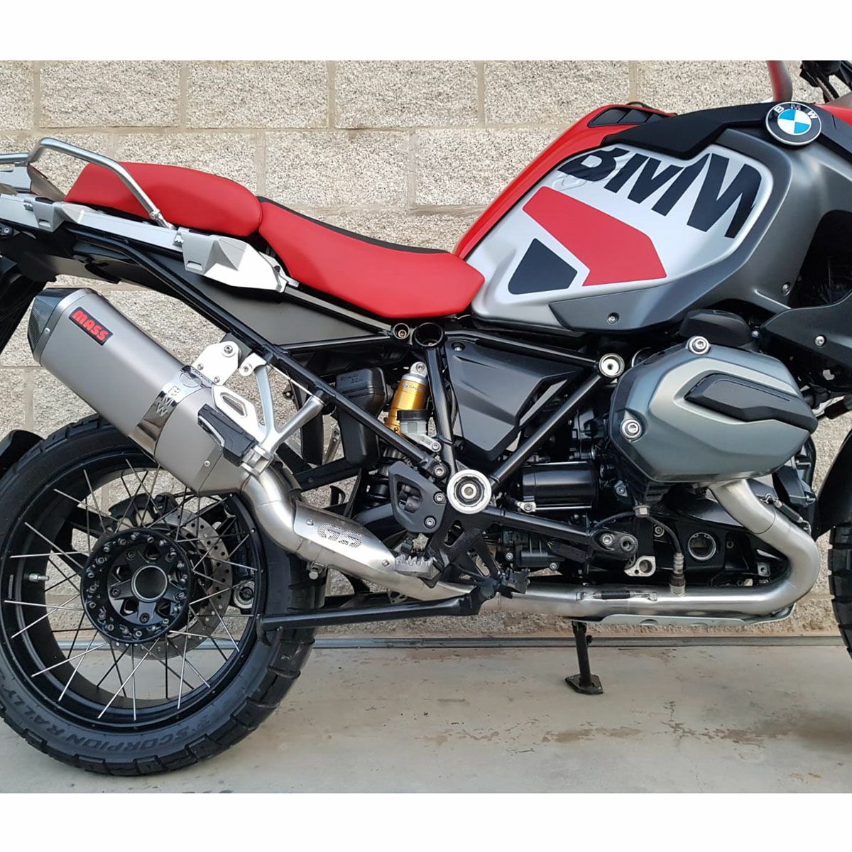 BMW R1200GS Prisma チタン+ステンレス 2in1 フルエキゾーストマフラー