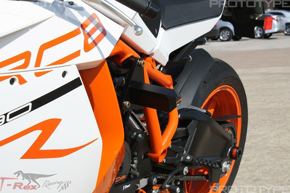 KTM 1190 RC8/RC8R/RC8RR 08-15 エンジンスライダー ブラック T-REX