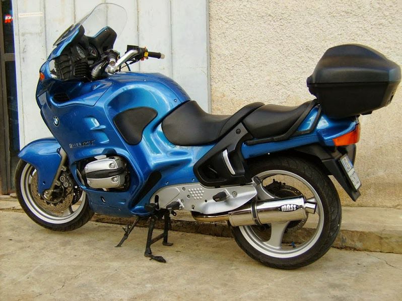 BMW R1100RT オーバルステンレス スリップオンマフラー(レーシング