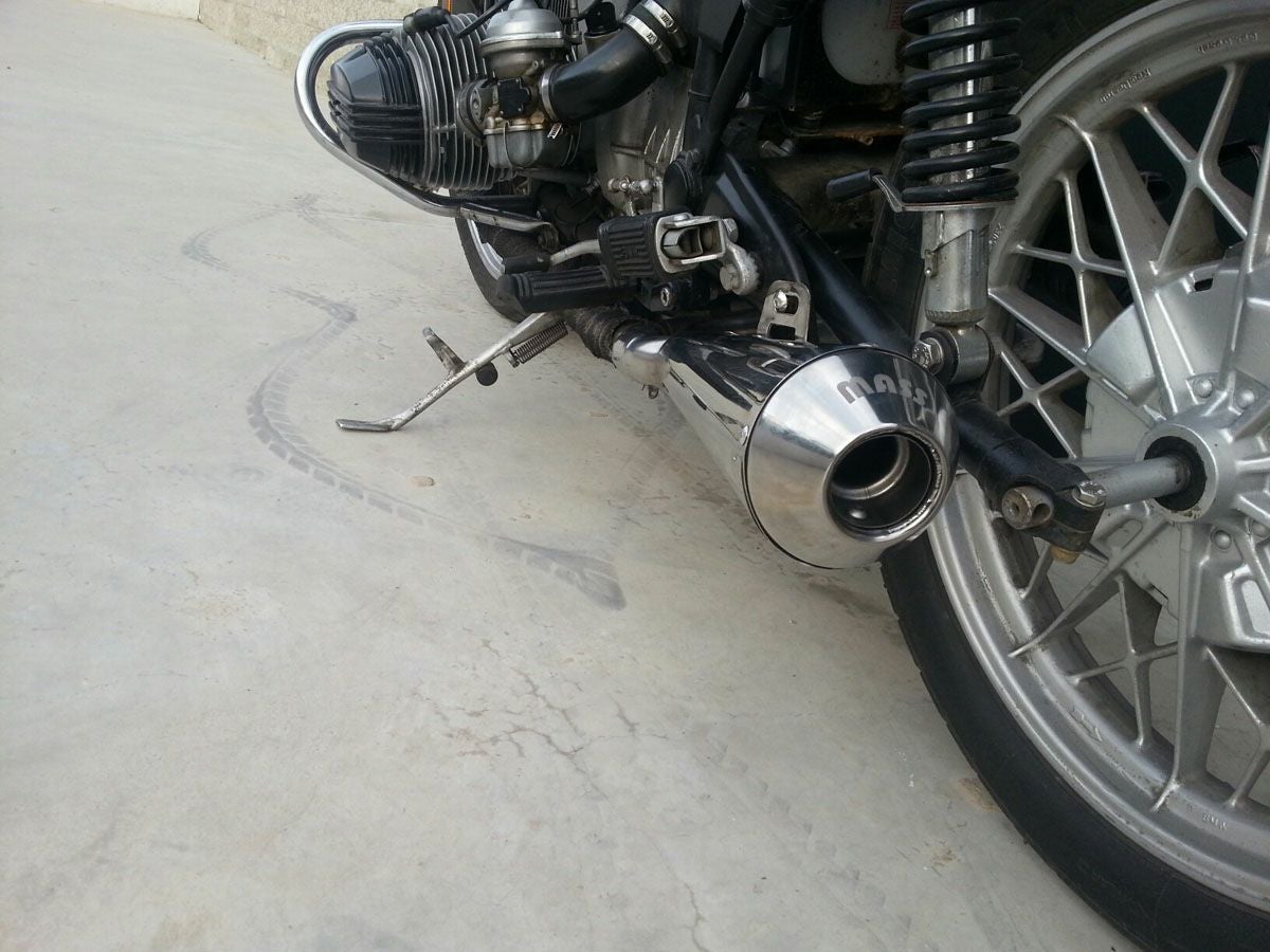 BMW R80/R100 ステンレス Tromb 2in1集合マフラー MASS Exhaust