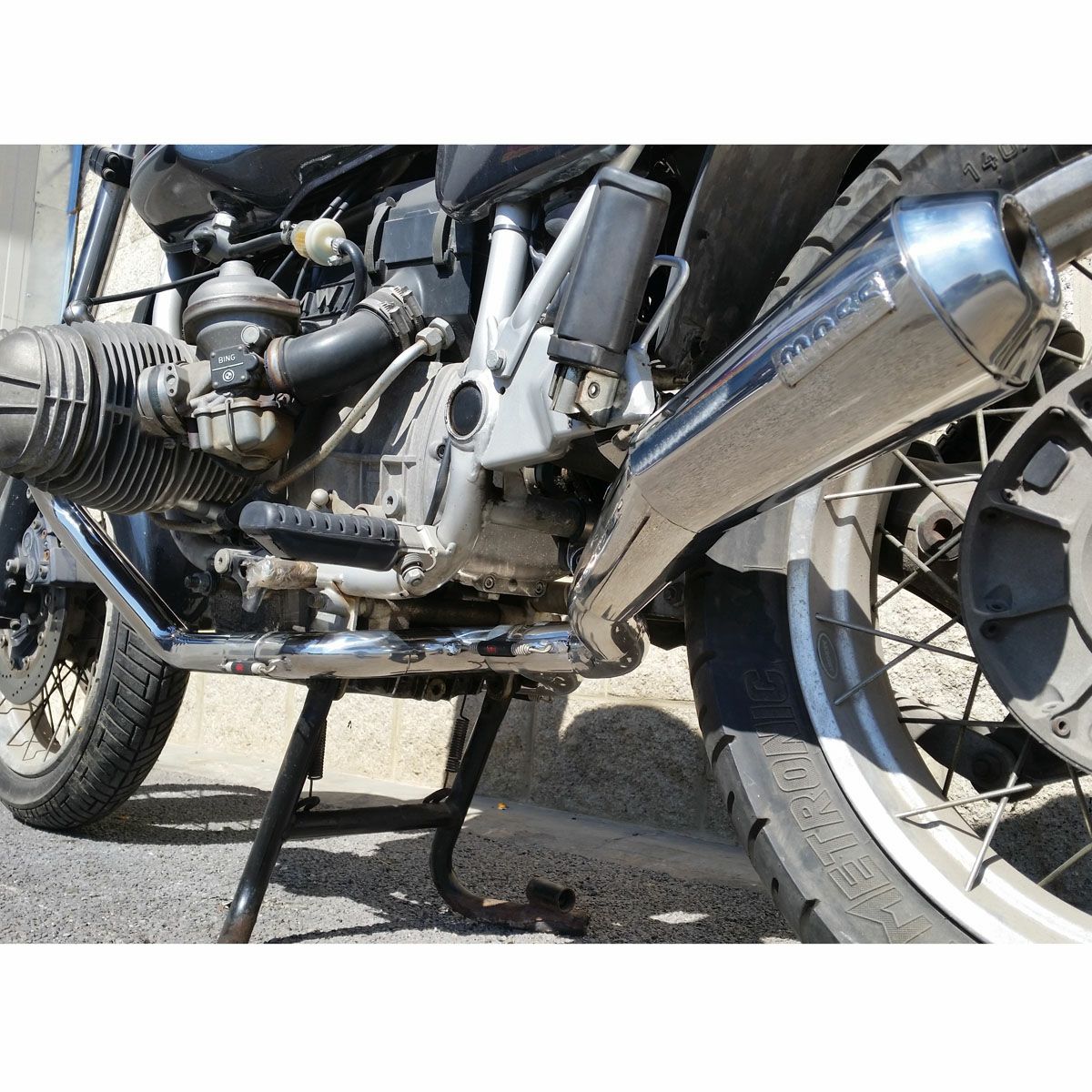 bmw r100r ミスティック マフラー BMW R80/R100ミスティーク Tromb ステンレス 2in1 フルエキゾースト