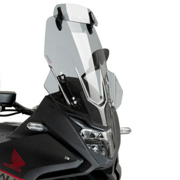 XL750 トランザルプ ツーリングスクリーン バイザー付き スモーク Puig