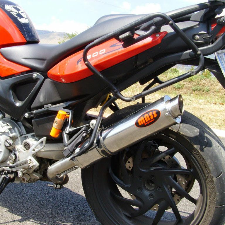 BMW F800ST用　フルエキマフラー 車検対応 BMW F800ST GP1 ステンレス スリップオンマフラー MASS Exhaust
