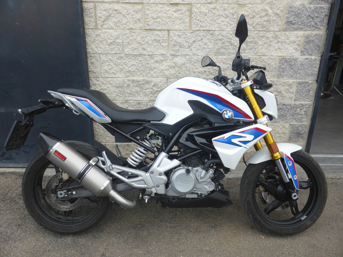 BMW G310R オーバルチタン+ステンレス フルエキゾーストマフラー MASS
