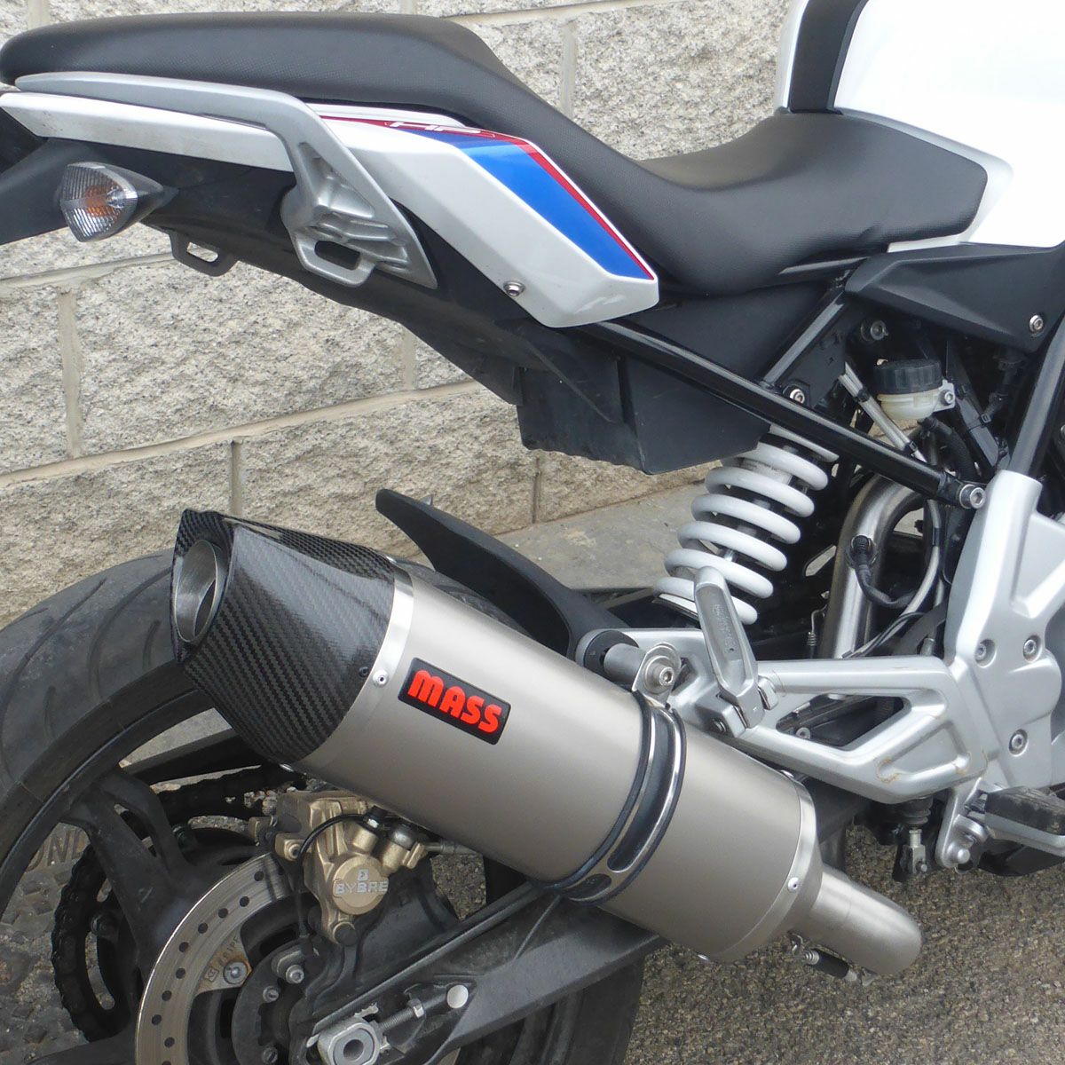 BMW G310R オーバルチタン+ステンレス フルエキゾーストマフラー