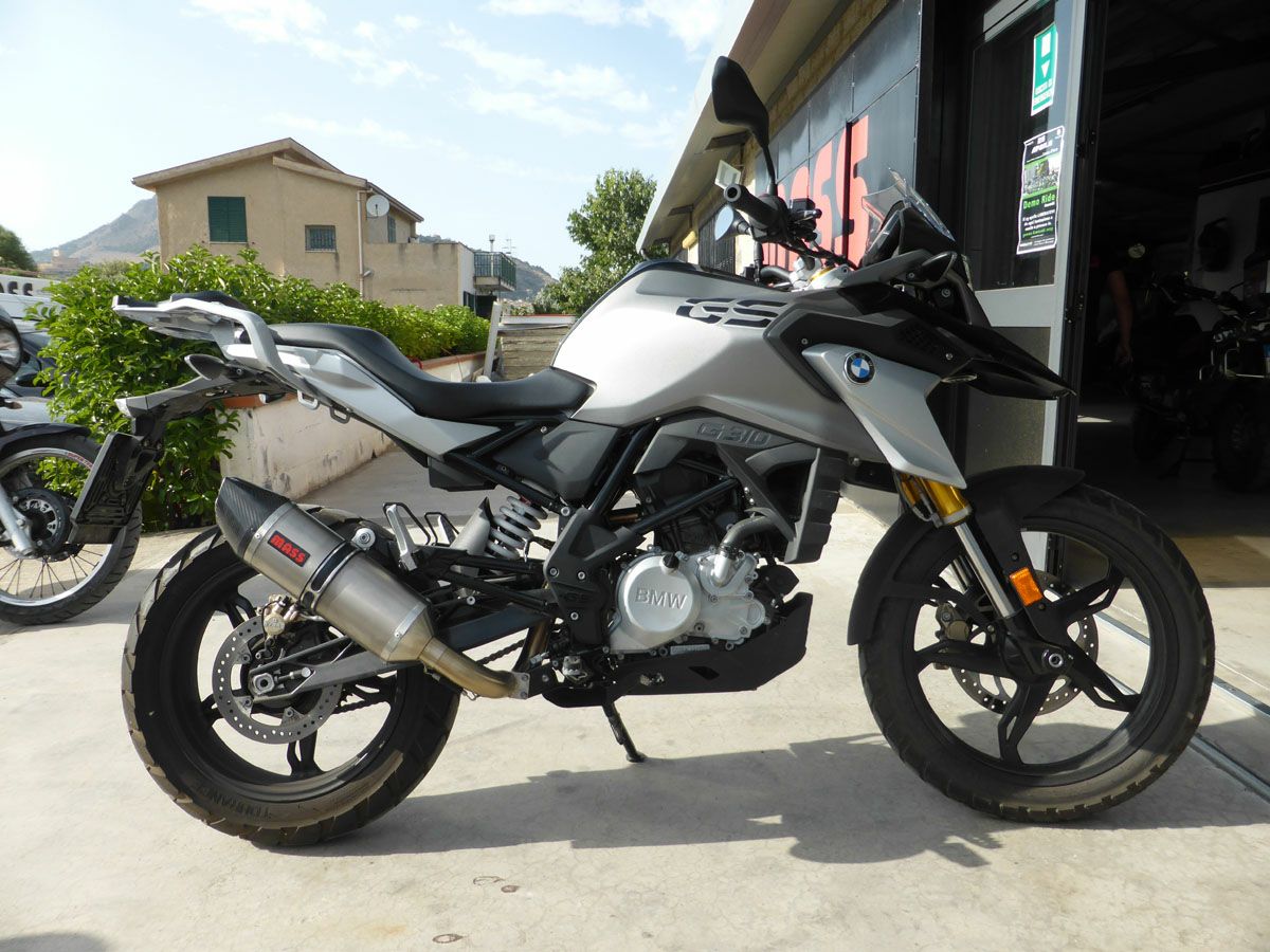 BMW G310GS オーバルチタン+ステンレス フルエキゾーストマフラー MASS