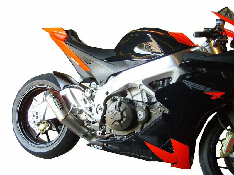 アプリリア RSV4 Tromb チタン Curve スリップオンマフラー MASS Exhaust_2