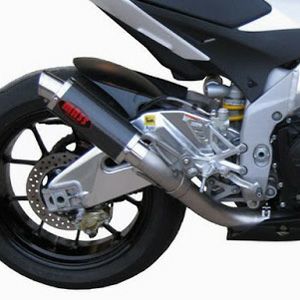 アプリリア RSV4 GP1 カーボン ショート スリップオンマフラー MASS Exhaust_1