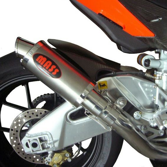 アプリリア RSV1000R GP1 ステンレス スリップオンマフラー MASS