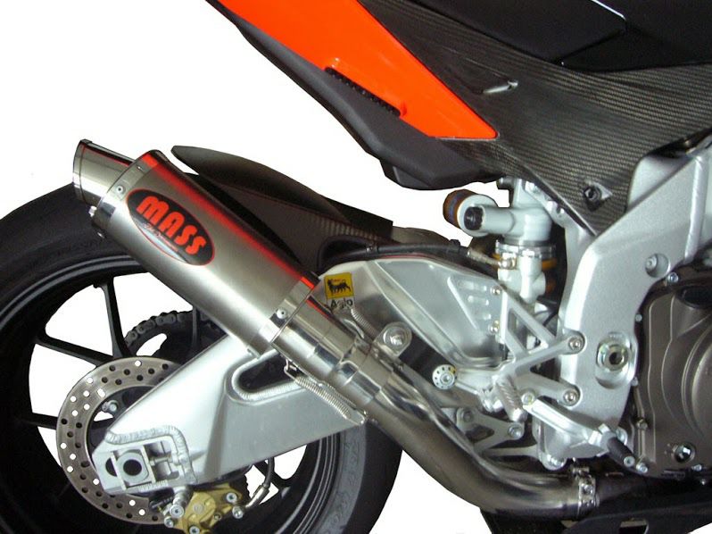 アプリリア RSV4 GP1 チタン ショート スリップオンマフラー MASS Exhaust_2