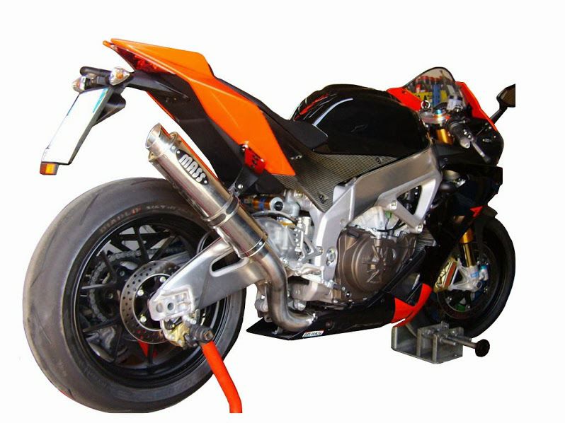 アプリリア RSV4 GP1 ステンレス スリップオンマフラー MASS Exhaust